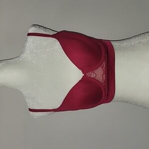 Vince Camuto Longline Lace-Trim Bra in Berry 34DD NWOT